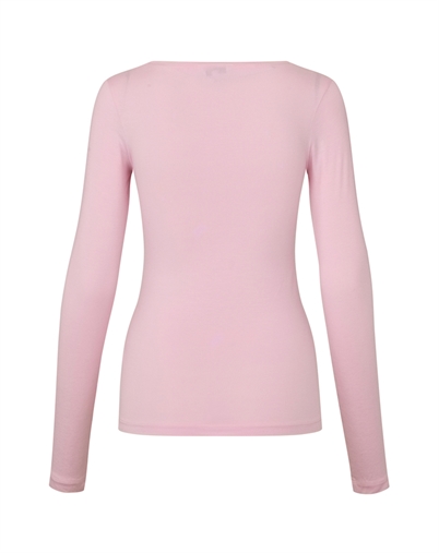 Mbym - Anna Basic Langærmet Trøje - Pale Rose 